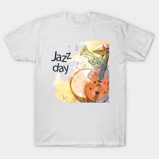 Jazz day music T-Shirt